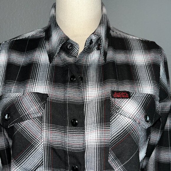 DIXXON FLANNEL CO SUICIDAL TENDENCIES 40TH ANNIVERSARY Limited Edition Women's S - Picture 2 of 15